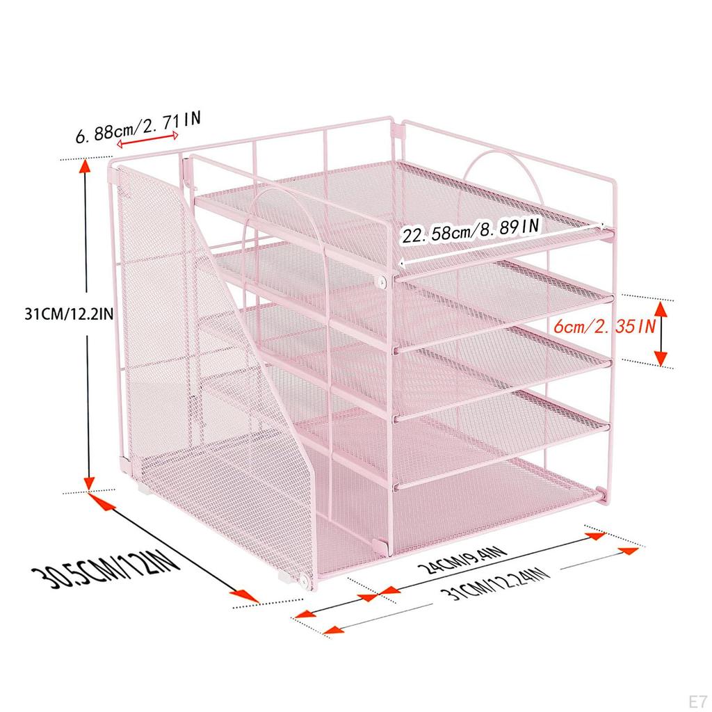 5 Layer Desk File Holder for Organizing Papers And Mail