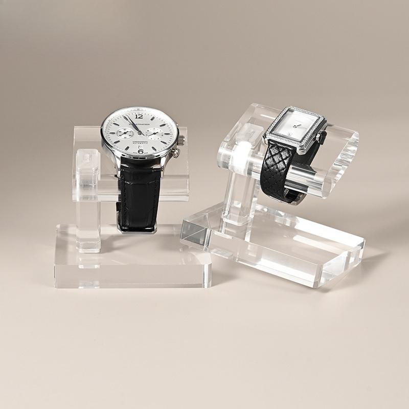 Luxury Acrylic Watch Display Stand Detachable Organizer for Wristwatch Bracelets Bangles Beads Window Showcase Props