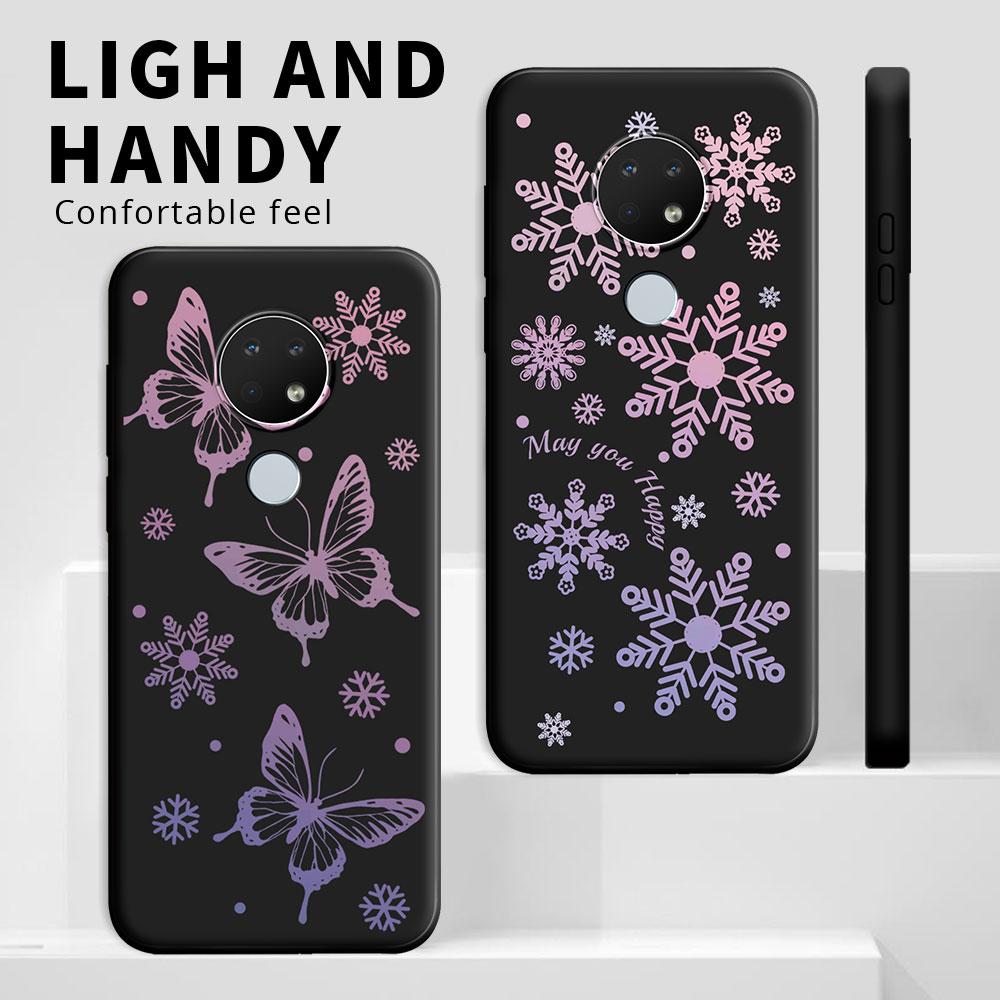 For Nokia 7.2 6.3 6.2 5.4 5.3 5.4 Case Cartoon Cute Flower Shockproof Silicone Soft Phone Case For Nokia 3.4 2.4 1.4 Back Cover