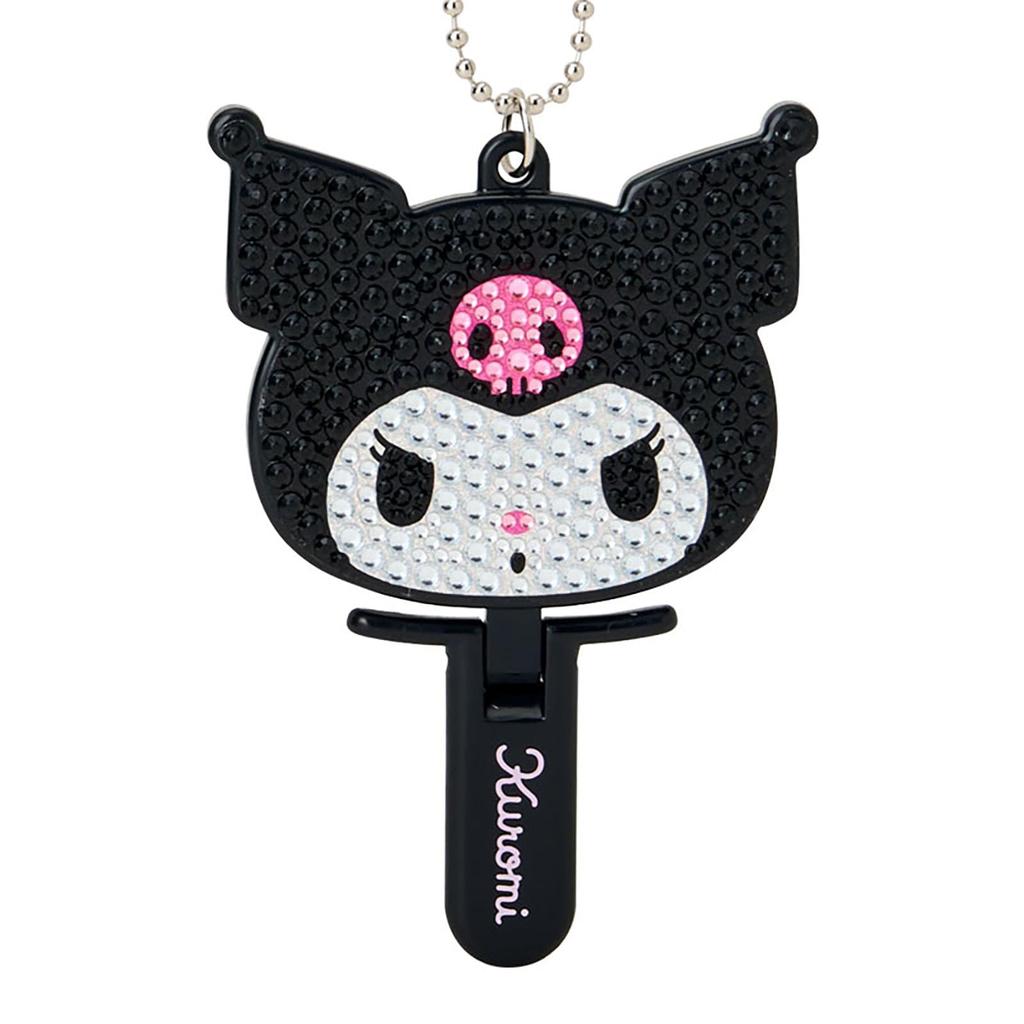 Sanrio Mini Mirror Charm Kuromi ABS Keychain 413089 (Kiradeco Miniature) Resin/Steel Direct from Japan