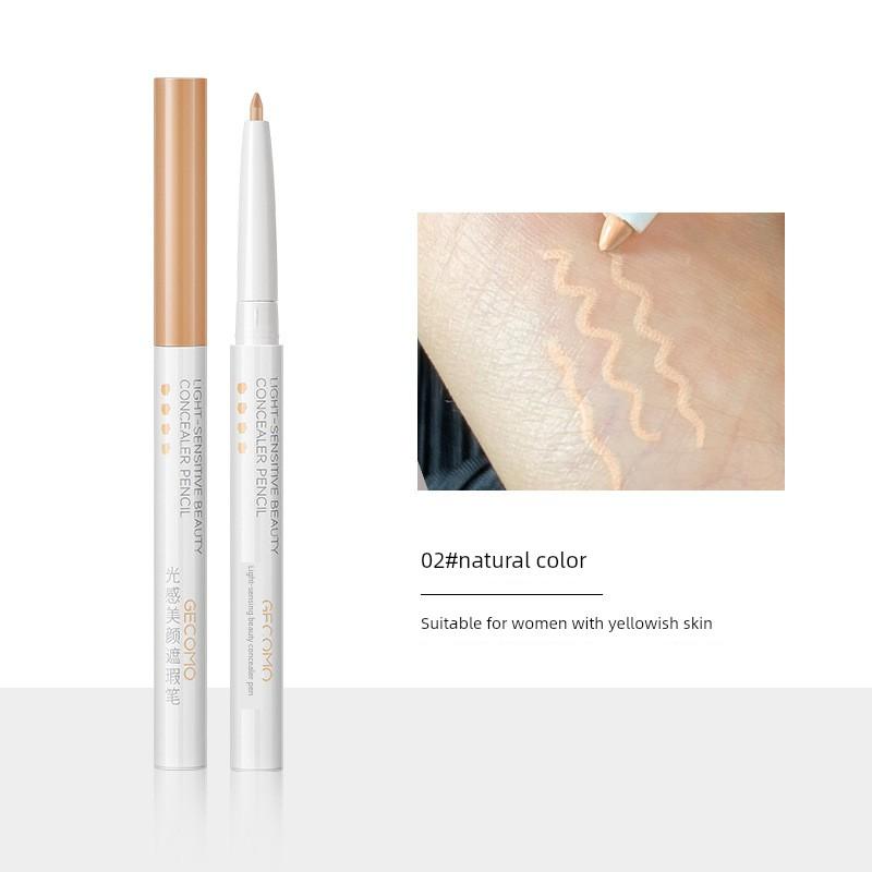 Light-Sensitive Concealer Pen to Cover Eyebrows, Tear Troughs, Dark Circles, Spots, Acne Marks, and Modify Skin Tone, Official Genuine Product