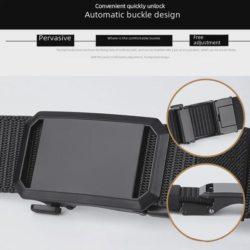 Мужской тактический ремень Gugeti Outdoor с автоматической пряжкой из сплава