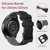 20mm 22mm Silicone Universal Band For Garmin/HUAWEI/Samsung/Amazfit/Xiaomi/Redmi Watch Strap For Men and Women Watchband Correa