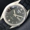 5 AUTOMATIC JAPAN MENS 7009A VINTAGE BLACK COLOR DIAL WATCH A702342-5 R124-a702342