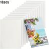 10 Pcs 5x7 Inch Canvases for Painting Acid-Free 100% Cotton Canvas Panels Blank Flat Canvas Board for Acrylics Oil Watercolor Paints