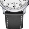 Watch 3 Hand Date Amaranto Swiss Made Black [Davosa] 162.480.26 Men's
