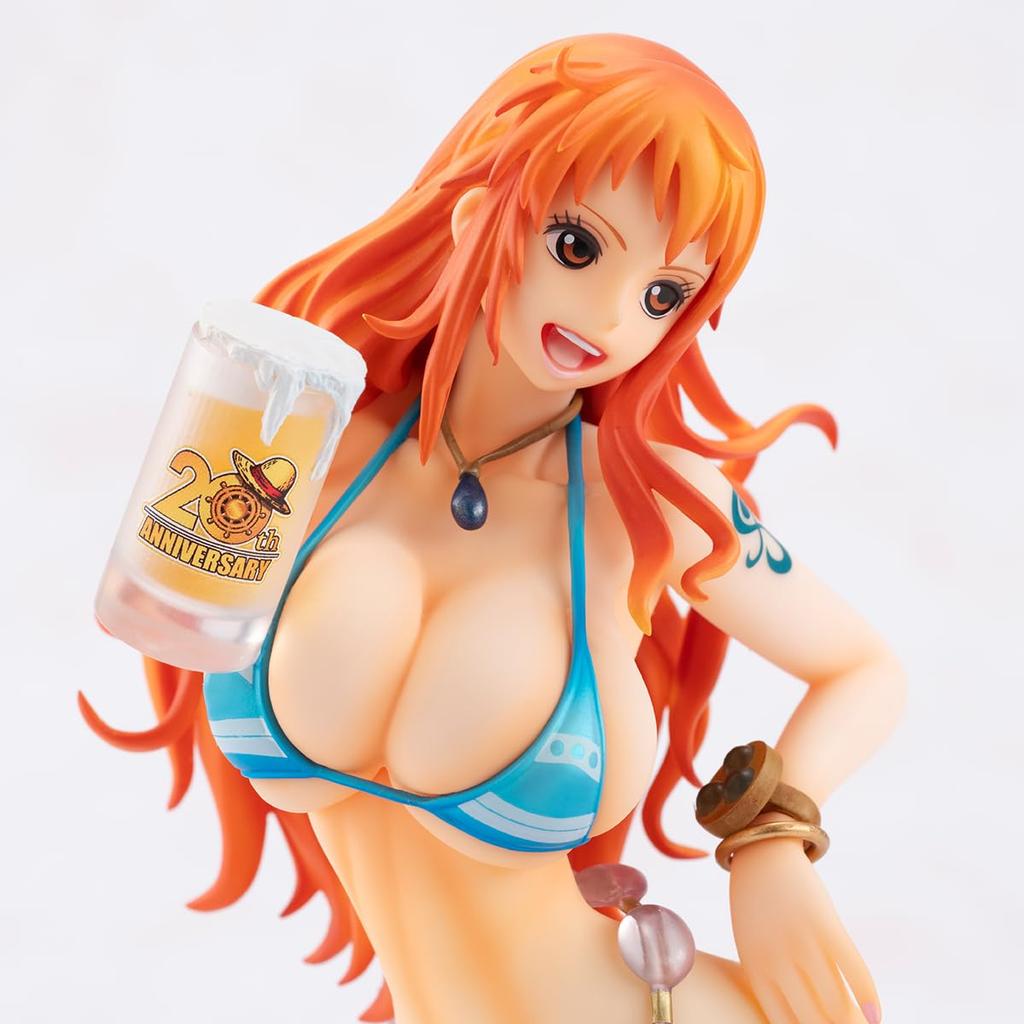 MegaHouse One Piece LIMITED EDITION Nami 20th Anniversary Painted Complete Figure Portrait.Of.Pirates Ver.BB_SP