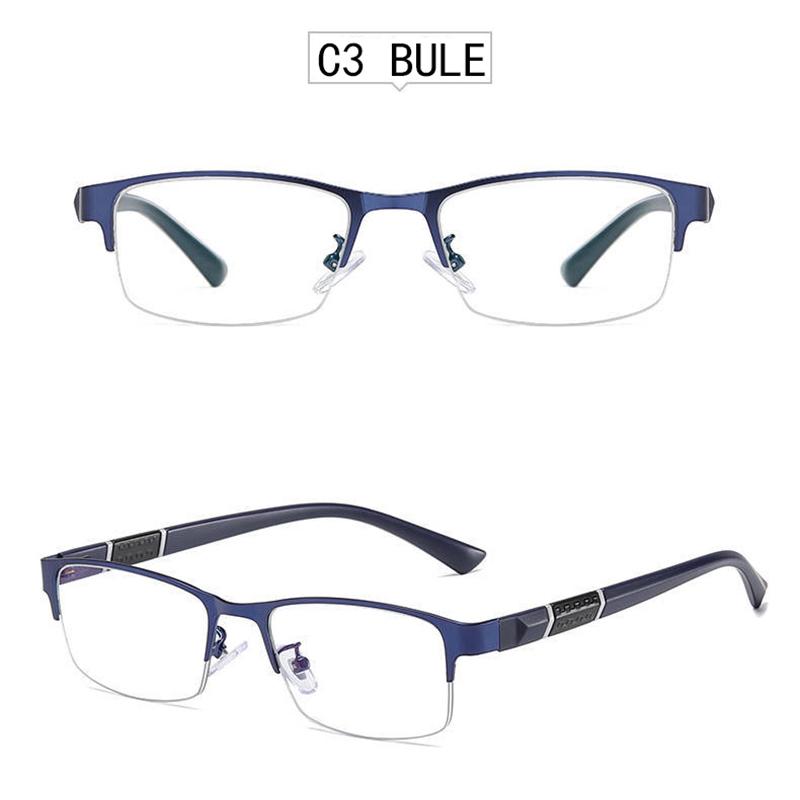 New Trend Reading Glasses Reading Glasses Men And Women High Quality Half Frame Diopters Business Office Men Reading Glasses