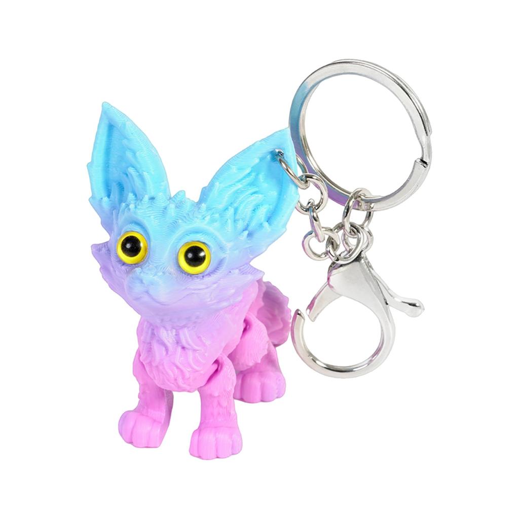 3D-печатный милый трехмерный брелок для ключей школьный рюкзак маленький кулон подарок маленький орнамент