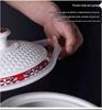 Керамическая рисовая банка Jingdezhen с крышкой - Влаго- и насекомозащитный контейнер для хранения