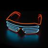 Светодиодные светящиеся очки Gafas Luminous Bril Neon Рождественские светящиеся солнцезащитные очки Мигающие световые очки для вечеринок Реквизит Костюмы Новые