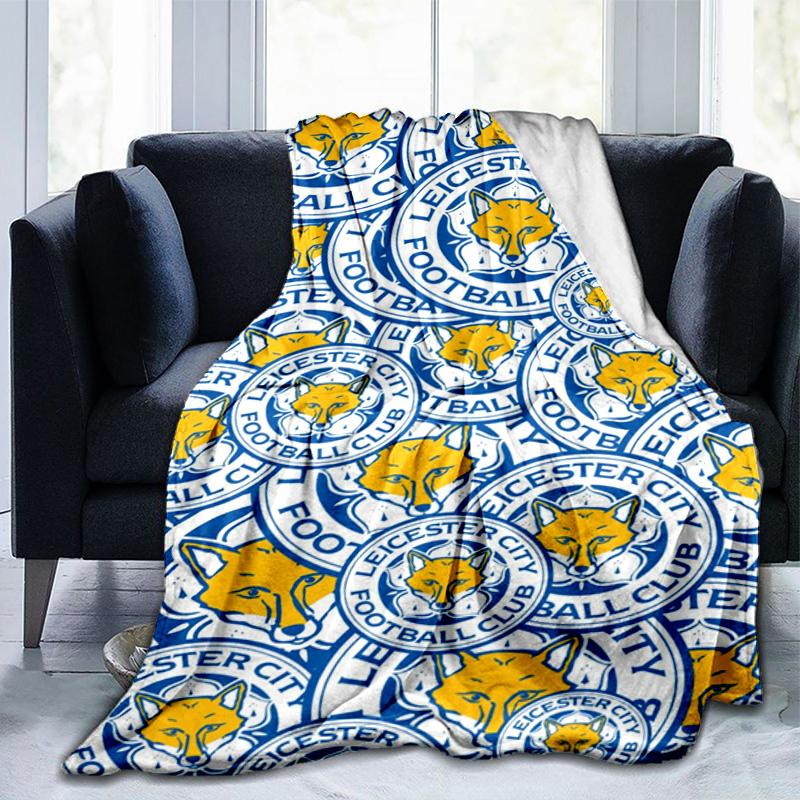 Fc Crest Design Printed Throws Blanket Soft Flannel Blankets for Couch Bed Gifts for Men Women Picnic blanket Christmas gifts