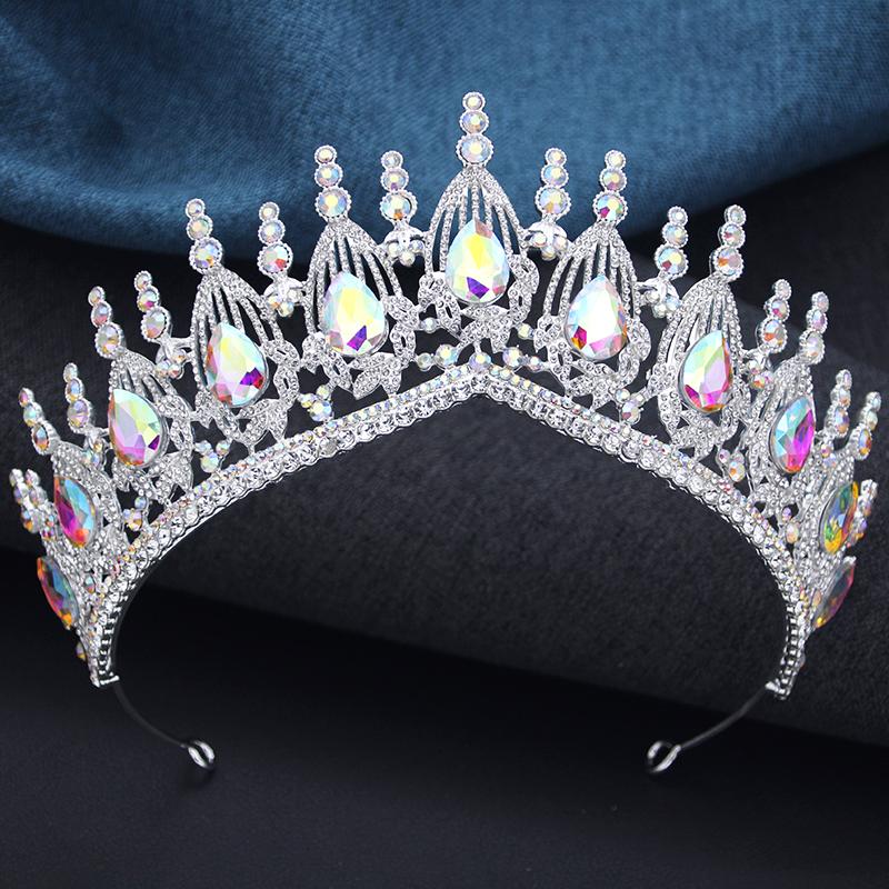 Luxury 13 Color Wedding Crown Princess Queen Tiaras and Crowns for Party Birthday Tiara Hair Jewelry Bridal Dress Accessories