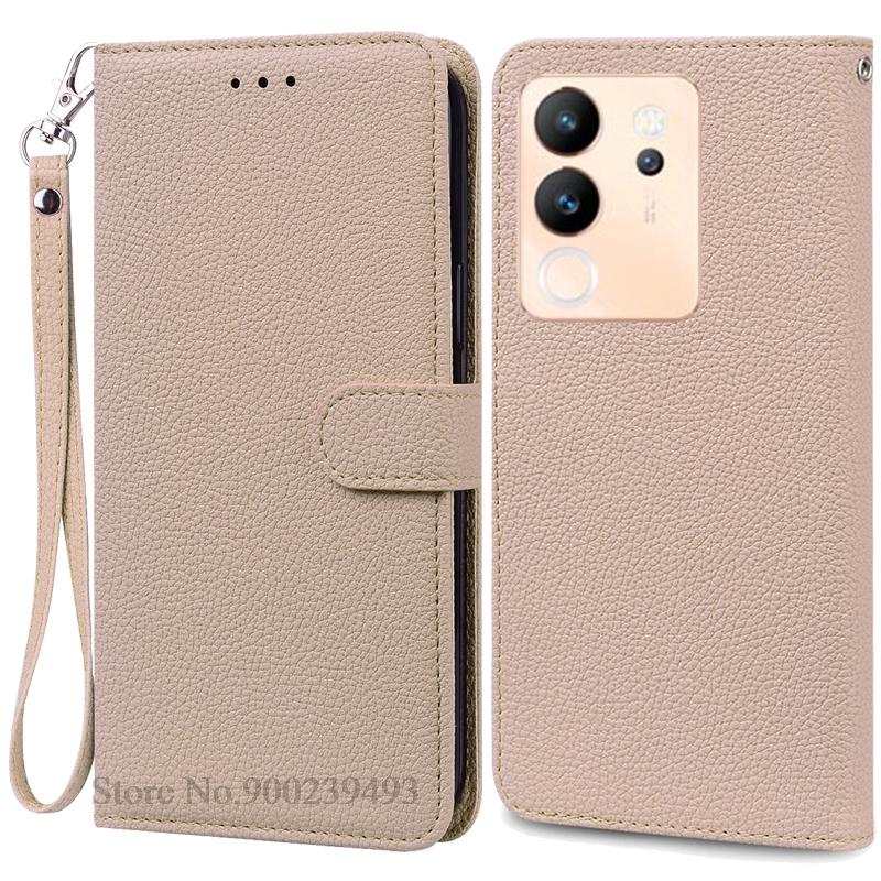 Для Vivo V30 Lite 5G чехол кожаный кошелек раскладной телефон чехол для Vivo V30 Lite чехол-книжка для Vivo V30Lite чехол Fundas Shell