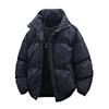Ретро Короткая Хлопковая Куртка для Мужчин, Зимняя Куртка со Стойкой, Толстая Куртка-Пуховик, Женская Парная Хлопковая Куртка