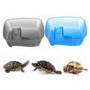 Stable Reptile Feeding Box with Basking Platform High Transparency Turtle Breeding Box with Rest Diving Crawling Incubation Area Aquarium Supplies