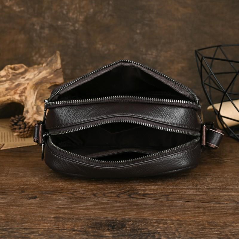 Johnature Genuine Leather Retro Embossed Women Bag Versatile Hand Painted Cowhide Shoulder & Crossbody Bags