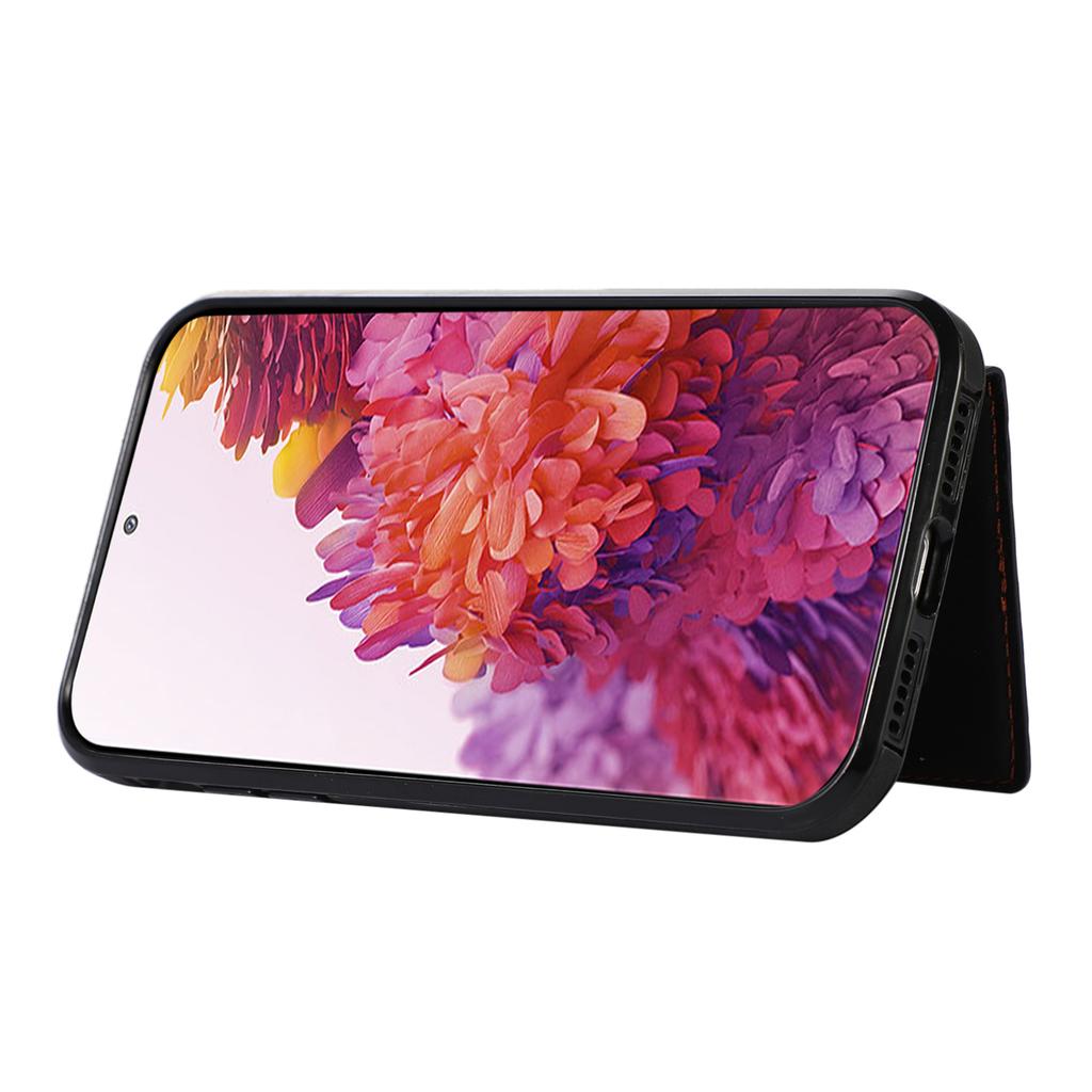 For Samsung Galaxy S20 FE 2022/S20 FE/S20 FE 5G/S20 Lite Case Card Holder TPU+PU Leather Phone Shell