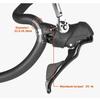 TOSEEK RS-WRC T800 Carbon Fiber Handlebar Road Bike Bent Bar 400/420/440mm Bicycle Gravel Handlebars Outward Expansion Bar