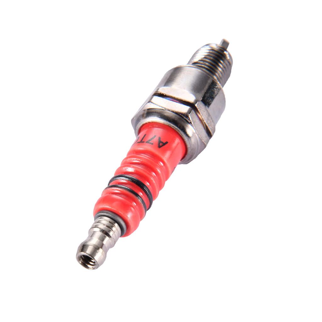 WOOSTAR Свеча зажигания A7TC A7TJC 3 электрода GY6 50cc-125cc для мопеда скутера ATV Quadcopter 2 Pack