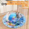 Water Sensor Mat for Cats Thickened Water Sensory Playmat with Fish Pattern Inflatable Cooling Comfort Summer Pet Water Pad