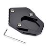 LEDISHUN Side Stand Expansion Plate Applicable To Gixxer SF250 Gixxer 250 Gixxer150GSX150F (Black)