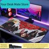 Anime NARUTO Akatsuki Mousepad Large Desk Mat Keyboard Ergonomic Office Rubber PC Non-slip Anti-fray Home Custom Game