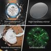 Luxury Quartz Watch for Men Nubuck Leather Strap Waterproof Chronograph Wristwatch New In Moon Phase Man Watch