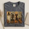 Ghost Cat Comfort Colors T-Shirt, Halloween Spooky Season Tee