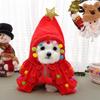 Autumn and Winter Christmas Day Cloak Pet Dog Dog Transformation  Dog Clothing Cat Supplies Cat Clothing