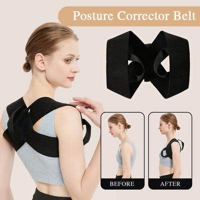 Регулируемый пояс для коррекции осанки спины и плеч, поддержка позвоночника, изменение формы вашего тела, домашний офис, спорт, верхняя часть спины, шейный бандаж