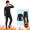 Children's Winter Padded and Thickened Training Set Long Sleeve + Long Pants Two-piece Set