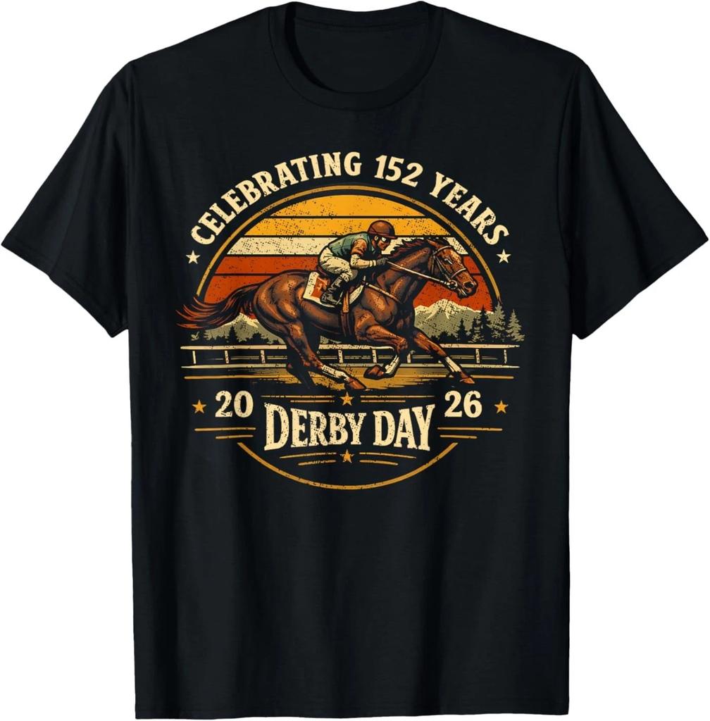 Celebrating 152 Years KY Derby Day for Women Men Vintage T-Shirt