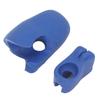 2 Pcs Violin Bow Grip Corrector Soft Reusable Silicone Violin Viola Bow Hold Teaching Aid Blue