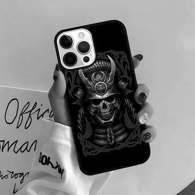 Маска Самурая Шлем Чехол Оболочка Для iPhone 17 Air 15 16 14 13 12 Pro Max 11 Pro Max Plus Чехол для Телефона