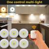 Super Bright and Adjustable COB Wireless Remote Control Button, Staircase Bedroom Energy-saving Night Light, Wardrobe, Kitchen Cabinet LED Light