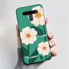 Чехол с рисунком для LG K41S / LG K51S, мягкий силиконовый, черный корпус, чехол с милым цветочным мультяшным рисунком