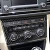 Автомобильные аксессуары для интерьера из мягкого углеродного волокна, накладка на панель центрального кондиционера для Seat Leon 2013 2014 2015 2016 2017 2018