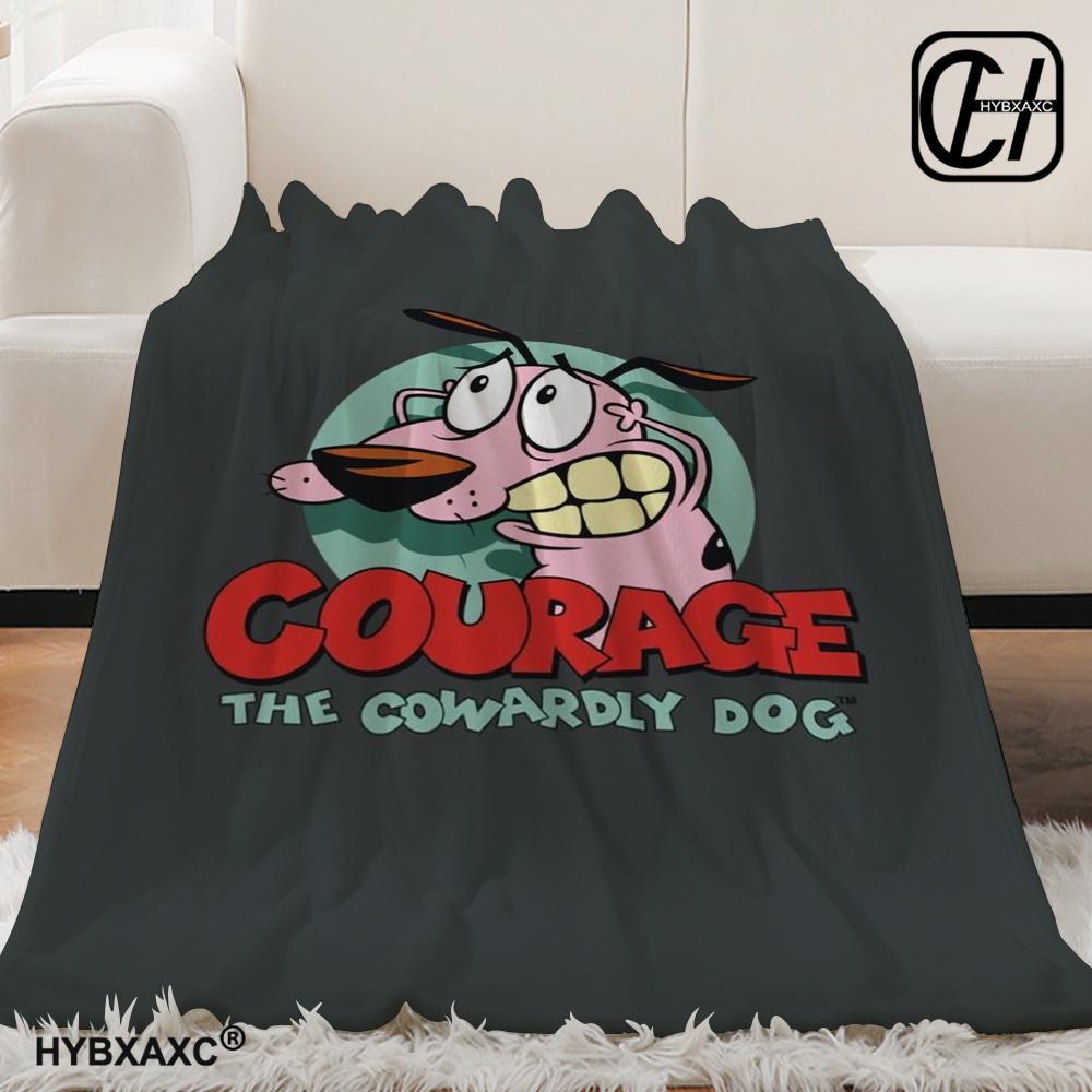C-Courage The Cowardly Dog Printed Blanket Warm Soft and Comfortable Home Travel Blanket Sofa Bedding Cover Blanket Gift
