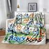 Christmas Adventure Pencilmates Customize Text Blanket Lightweight Personalized Blanket Warmthful Decor Perfect for Living Room Couch Sofa Picnics