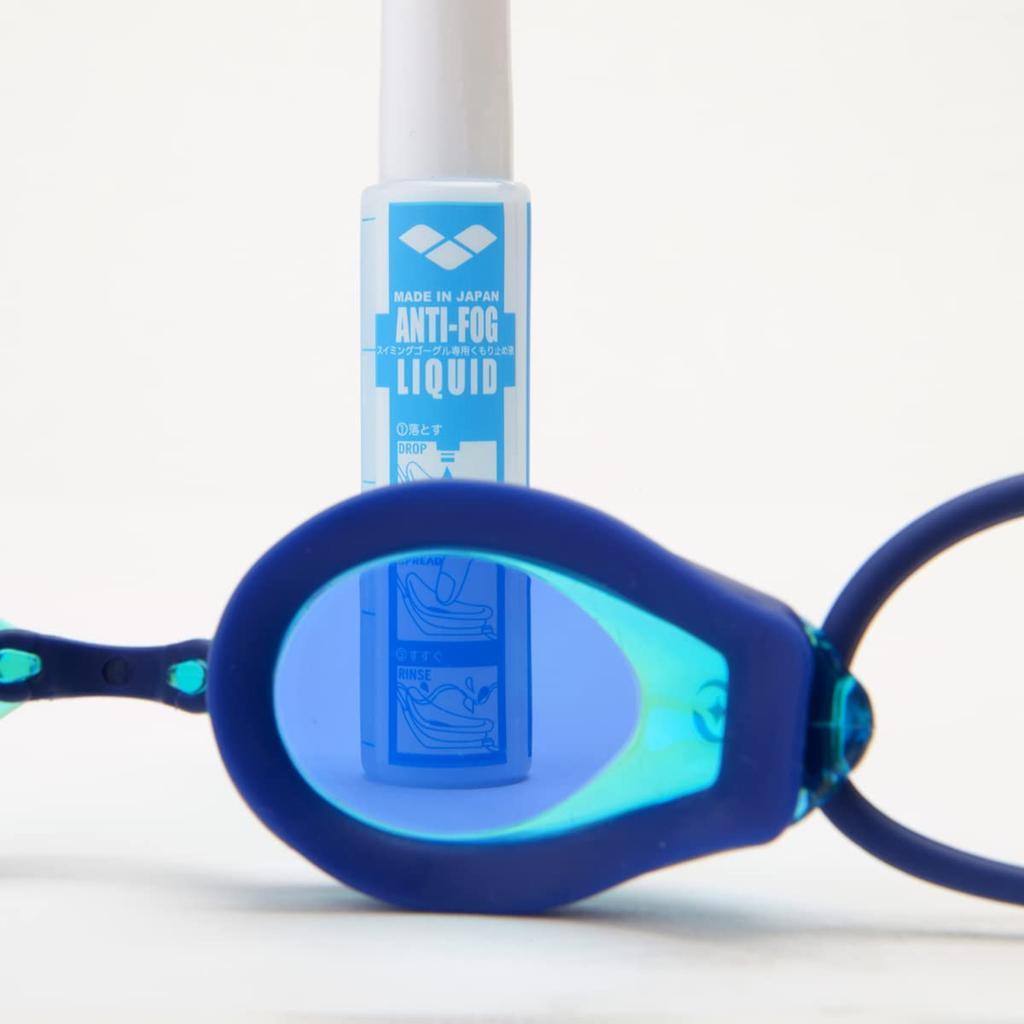 Очки для плавания Arena для унисекс Изумрудный x Зеркальный [Одобрено FINA] Гоночные, [Защита от брызг] Синий, Размер, Линза, Анти-запотевание (Функция Линона) АГЛ-510М