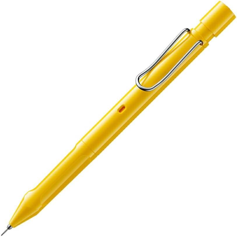 Mitsubishi Pencil LAMY safari KURUTOGA внутри Механический карандаш 0,5 мм Желтый Эргономичная рукоятка Легкий Прочный корпус из смолы Знаковый Функциональный Металл