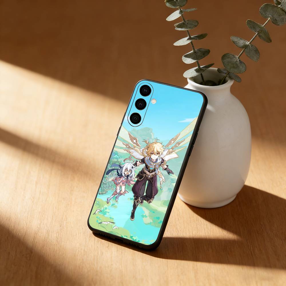 A-AetherS wallpaper Phone Case For Samsung GalaxyA13,21s,22,31,32,52,53,71,72,73,Soft Black Cover