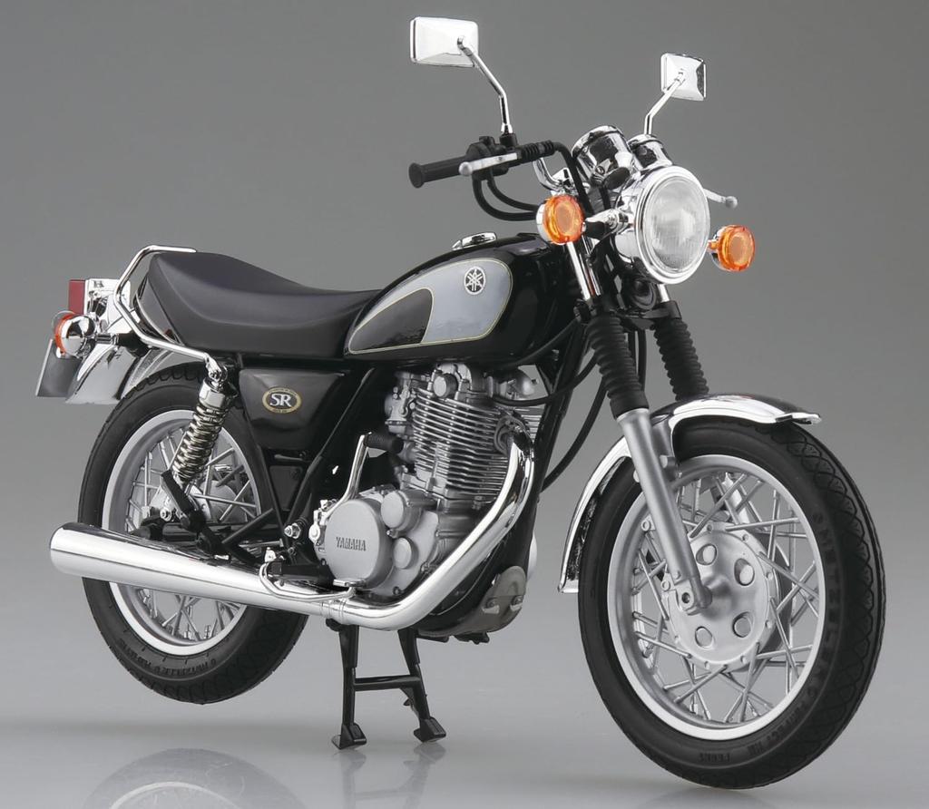 Aoshima Bunka Kyozaisha The Bike Series Yamaha 1JR SR500 Пластиковая модель 1/12 № 20 SR400/1JN '96