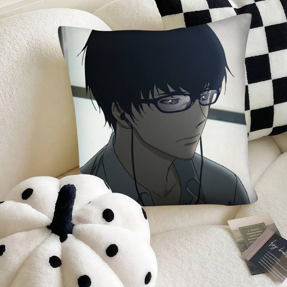 Anime Terror In Resonance Pillow Case Fashion Square Pillowcase Bedroom Sofa Room Ins Decoration Leisure