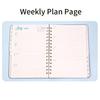 Еженедельный Ежемесячный Планировщик 2026 Портативный Формат А5 Блокнот-Ежедневник Стильный Дизайн Книга для Расписания Школьные Принадлежности