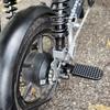 Anti Slip Surface Bicycle Rear Foot Pegs Aluminum Zinc Zinc Alloy Passenger Footrests  Motorcycle