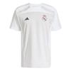 Real Madrid Fashion Versatile Short Sleeve T-Shirt Men Tops White JN3062