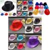 Trilby Sequin Hat Cap Sequinned Dance Party Costume Mj Jazz Performance Fedora