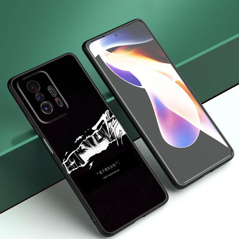 Японский чехол для телефона Sad LEWD для Xiaomi Mi A2 8 9 SE Note 10 10T 11 12 Lite 9T 11T 12S 12T Pro A3 6X 12X, мягкий черный чехол из ТПУ